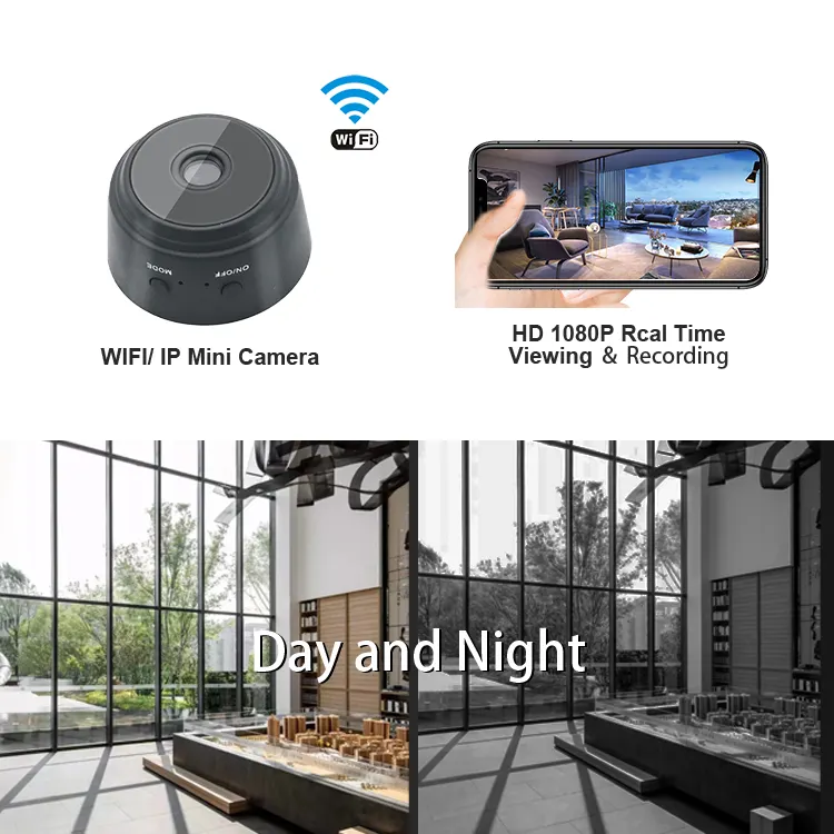 Caméra Cachée Portable – Sécurité Invisible en HD 1080P