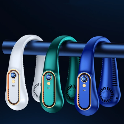 Ventilateur Portable 3 Vitesses avec Écran Numérique – Confort Mains Libres